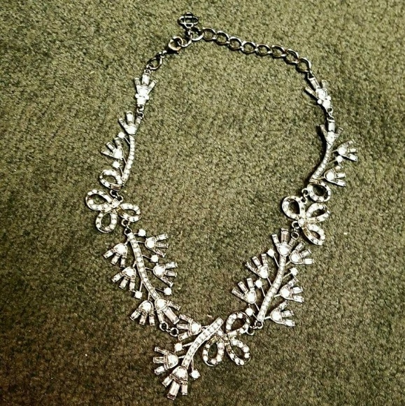 - Statement Necklace • Gunmetal w/ Gray Bling - Picture 8 of 8